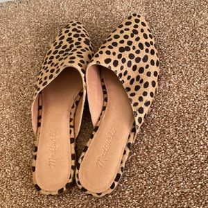 Leopard Madewell mules